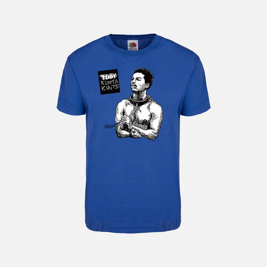 Tee-shirt basique homme Toby Kunta Kinte bleu