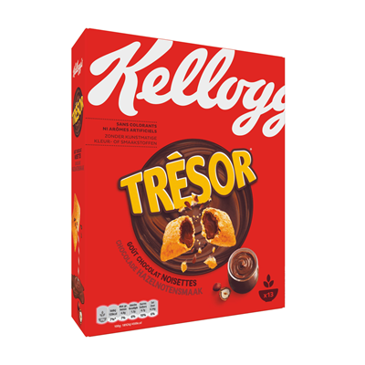 Céréales goût chocolat et noisettes Trésor 410 g Kellogg's