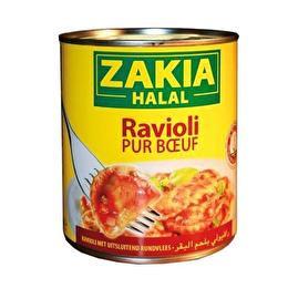 Ravioli pur boeuf halal boîte 4/4 800 g Zakia